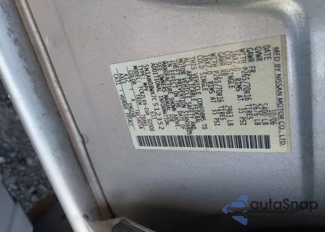 2007 Nissan Xterra S из США, поврежденный, VIN 5N1AN08WX7C512352